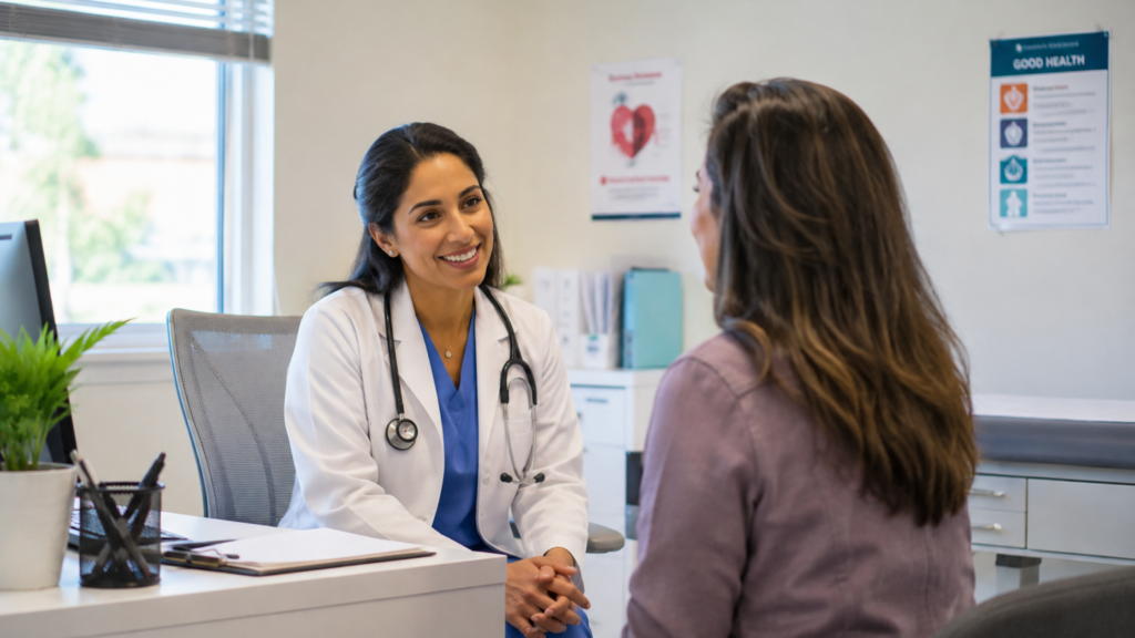 Medical clinic near Sugar Land offering primary care services and personalized healthcare for individuals and families.